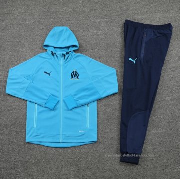 Chandal con Capucha del Olympique Marsella 2021-2022 Azul