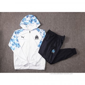 Chandal con Capucha del Olympique Marsella 2021-2022 Blanco