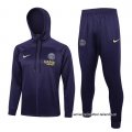 Chandal con Capucha del Paris Saint-Germain 2023-2024 Purpura
