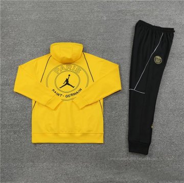 Chandal con Capucha del Paris Saint-Germain Jordan 2023 Amarillo