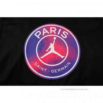 Chandal con Capucha del Paris Saint-Germain Jordan Nino 2021-2022 Negro