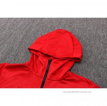 Chandal con Capucha del Portugal 2022-2023 Rojo