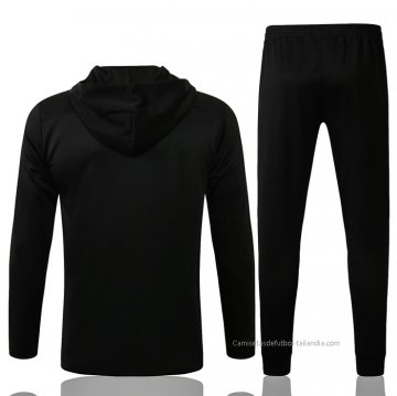 Chandal con Capucha del Real Madrid 2021-2022 Negro