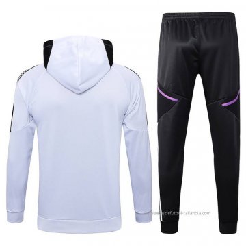 Chandal con Capucha del Real Madrid 2022-2023 Blanco