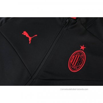 Chandal de Chaqueta del AC Milan 2022-2023 Negro