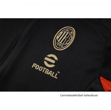 Chandal de Chaqueta del AC Milan 2024-2025 Negro