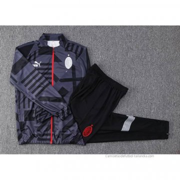 Chandal de Chaqueta del AC Milan 2022-2023 Gris