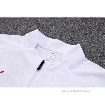 Chandal de Chaqueta del AC Milan 2023-2024 Blanco