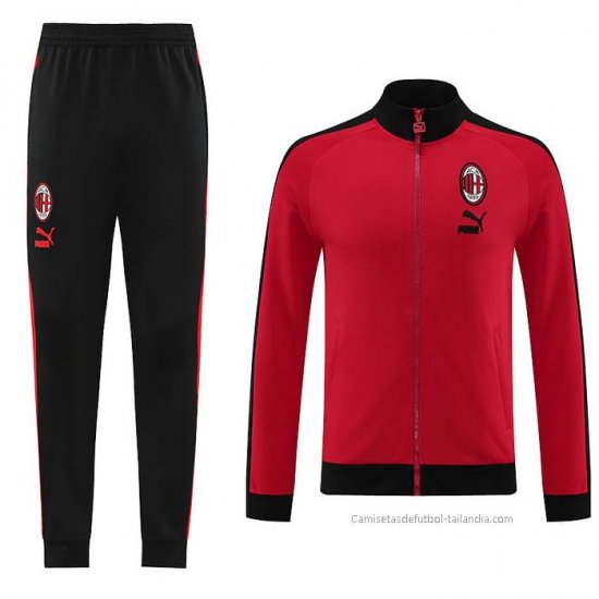 Chandal de Chaqueta del AC Milan 2023-2024 Rojo - Haga un click en la imagen para cerrar