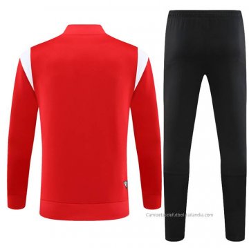 Chandal de Chaqueta del AC Milan Nino 2023-2024 Rojo