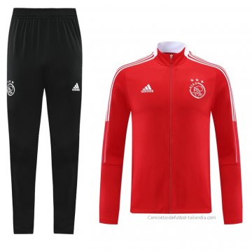 Chandal de Chaqueta del Ajax 2021-2022 Rojo Chandal de Chaqueta del Ajax 2021-2022 Rojo