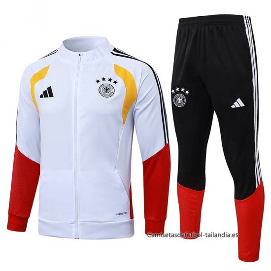 Chandal de Chaqueta del Alemania 2025-2026 Blanco - Haga un click en la imagen para cerrar