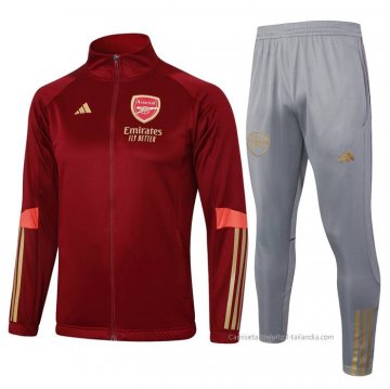 Chandal de Chaqueta del Arsenal 2023-2024 Rojo Chandal de Chaqueta del Arsenal 2023-2024 Rojo