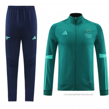 Chandal de Chaqueta del Arsenal 2023-2024 Verde Chandal de Chaqueta del Arsenal 2023-2024 Verde