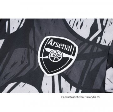 Chandal de Chaqueta del Arsenal 2024-2025 Negro Gris
