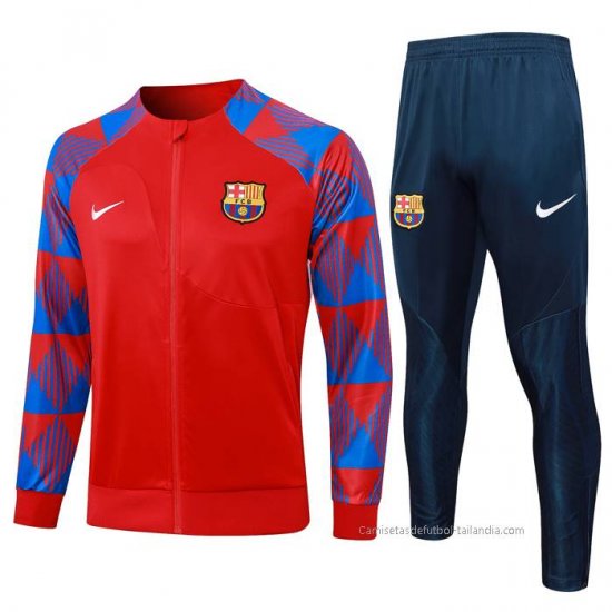 Chandal de Chaqueta del Barcelona Nino 2023-2024 Rojo - Haga un click en la imagen para cerrar