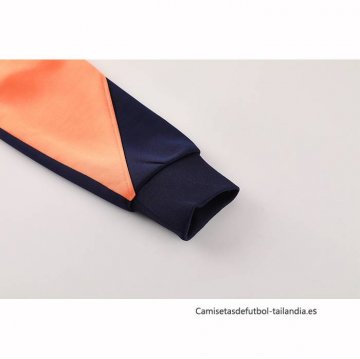 Chandal de Chaqueta del Barcelona Nino 2025-2026 Azul