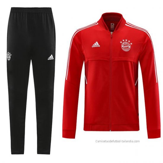 Chandal de Chaqueta del Bayern Munich 2022-2023 Rojo - Haga un click en la imagen para cerrar
