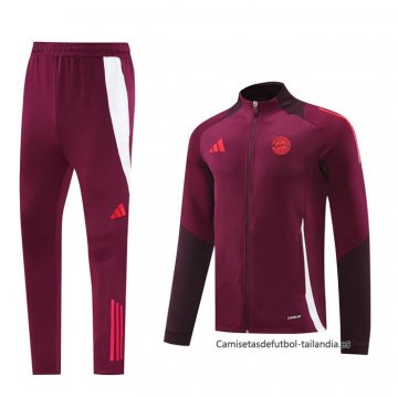 Chandal de Chaqueta del Bayern Munich 2024-2025 Rojo