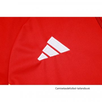 Chandal de Chaqueta del Bayern Munich Nino 2024-2025 Rojo Amarillo
