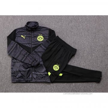 Chandal de Chaqueta del Borussia Dortmund 2022-2023 Gris