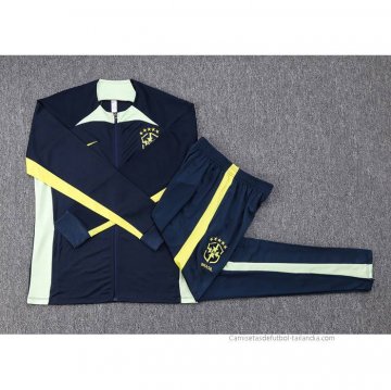 Chandal de Chaqueta del Brasil 2022-2023 Azul