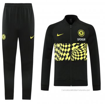 Chandal de Chaqueta del Chelsea 2021 Negro Chandal de Chaqueta del Chelsea 2021 Negro