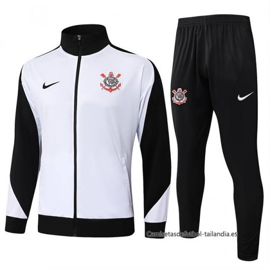 Chandal de Chaqueta del Corinthians 2025-2026 Blanco - Haga un click en la imagen para cerrar