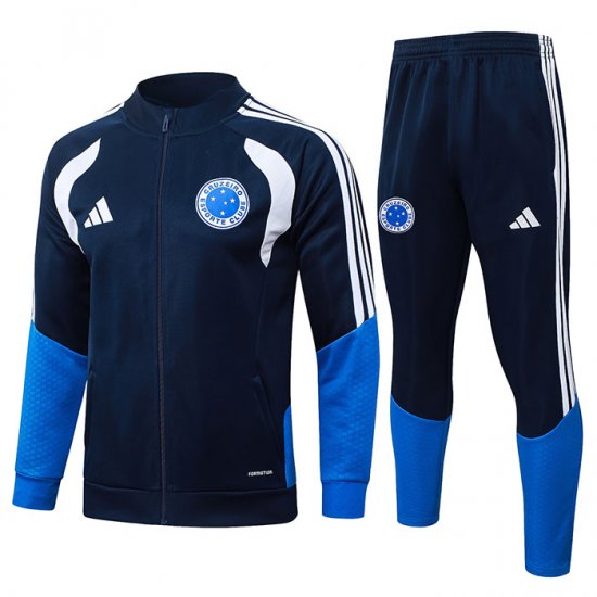 Chandal de Chaqueta del Cruzeiro 2025-2026 Azul - Haga un click en la imagen para cerrar
