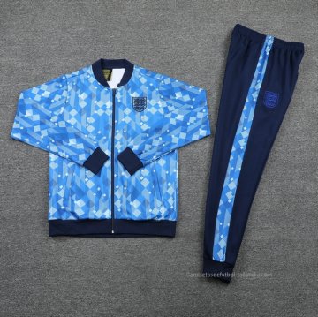 Chandal de Chaqueta del Inglaterra 2021-2022 Azul