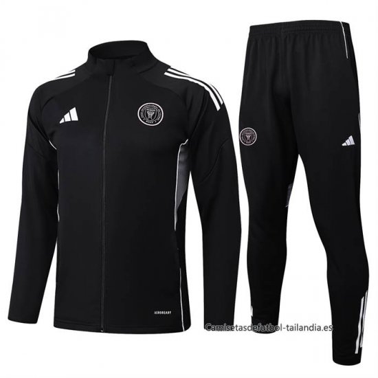 Chandal de Chaqueta del Inter Miami 2025-2026 Negro - Haga un click en la imagen para cerrar