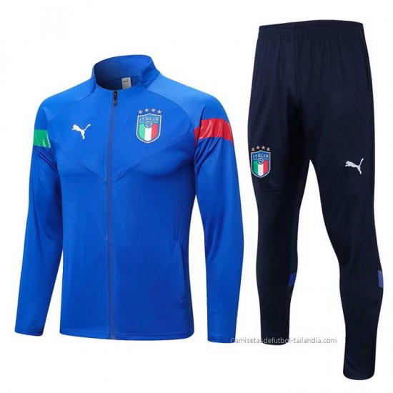 Chandal de Chaqueta del Italia 2022-2023 Azul - Haga un click en la imagen para cerrar