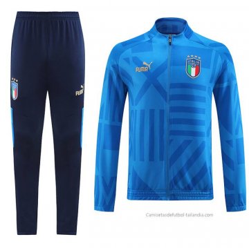 Chandal de Chaqueta del Italia 2022-2023 Azul Chandal de Chaqueta del Italia 2022-2023 Azul