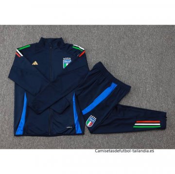 Chandal de Chaqueta del Italia Nino 2024-2025 Azul