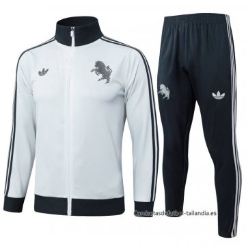Chandal de Chaqueta del Juventus Nino 2024-2025 Blanco Chandal de Chaqueta del Juventus Nino 2024-2025 Blanco