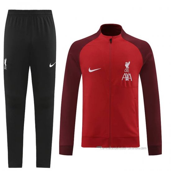 Chandal de Chaqueta del Liverpool 2022-2023 Rojo - Haga un click en la imagen para cerrar