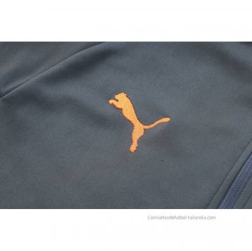 Chandal de Chaqueta del Manchester City 2023-2024 Gris