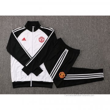 Chandal de Chaqueta del Manchester United 2021-2022 Blanco