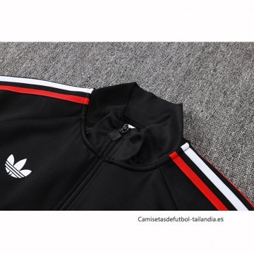 Chandal de Chaqueta del Manchester United Nino 2026-2027 Negro