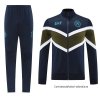 Chandal de Chaqueta del Napoli 2024-2025 Azul Verde Chandal de Chaqueta del Napoli 2024-2025 Azul Verde