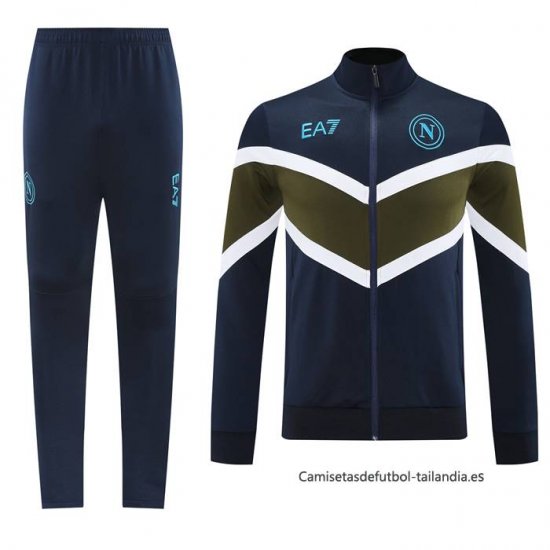 Chandal de Chaqueta del Napoli 2024-2025 Azul Verde - Haga un click en la imagen para cerrar