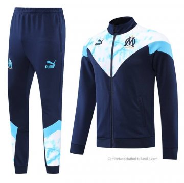 Chandal de Chaqueta del Olympique Marsella 2022-2023 Azul
