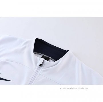 Chandal de Chaqueta del Paris Saint-Germain 2022-2023 Blanco