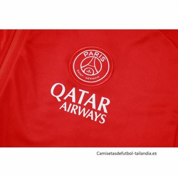 Chandal de Chaqueta del Paris Saint-Germain 2024-2025 Rojo