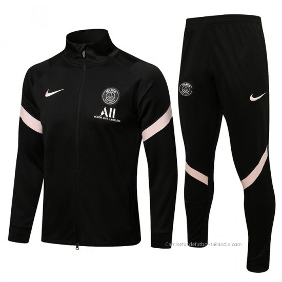Chandal de Chaqueta del Paris Saint-Germain 2021-2022 Negro - Haga un click en la imagen para cerrar