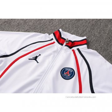 Chandal de Chaqueta del Paris Saint-Germain Jordan 2021-2022 Blanco