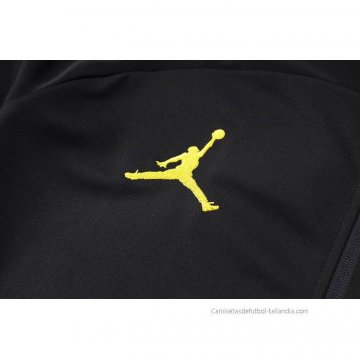 Chandal de Chaqueta del Paris Saint-Germain Jordan Nino 2023-2024 Negro