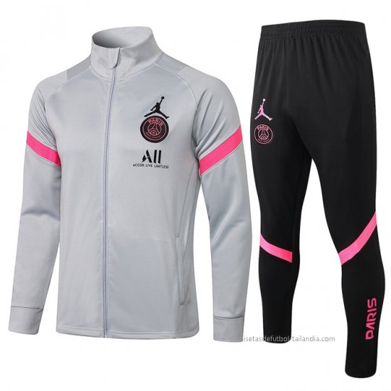 Chandal de Chaqueta del Paris Saint-Germain Nino 2021-2022 Gris - Haga un click en la imagen para cerrar