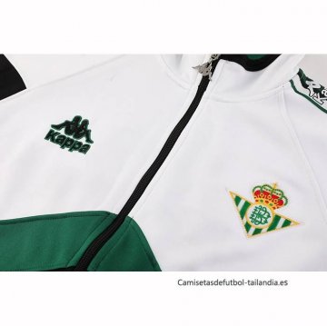 Chandal de Chaqueta del Real Betis 2025-2026 Blanco Negro