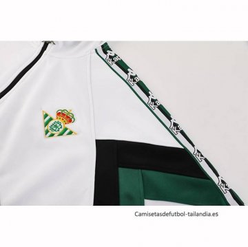 Chandal de Chaqueta del Real Betis 2025-2026 Blanco Negro